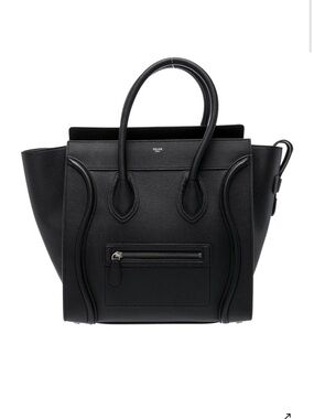 Celine Black Luggage Phantom Tote - Textured Leather

Box and dust bag included